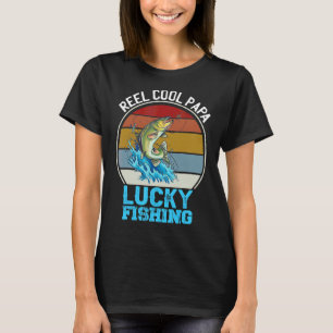 Camiseta Dia de os pais de pesca de Pai Legal da rola Pai P