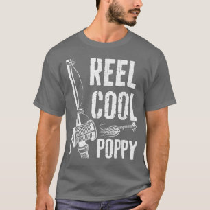Camiseta Dia de os pais De Pesca Legal Da Poppy Reel