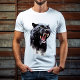 Camiseta Dia de os pais de Presas Nítidas de Enorme Panther (Criador carregado)