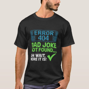 Camiseta Dia de os pais de programador de Piada de tecnolog