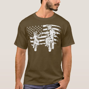 Camiseta Dia de os pais de Sinalizador do Filho-Americano