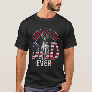 Camiseta Dia de os pais De Sinalizador Dos Eua Gift Hunter
