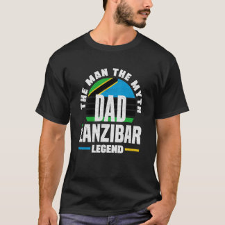 Camiseta Dia de os pais de Sinalizador Zanzibar Zanzibar