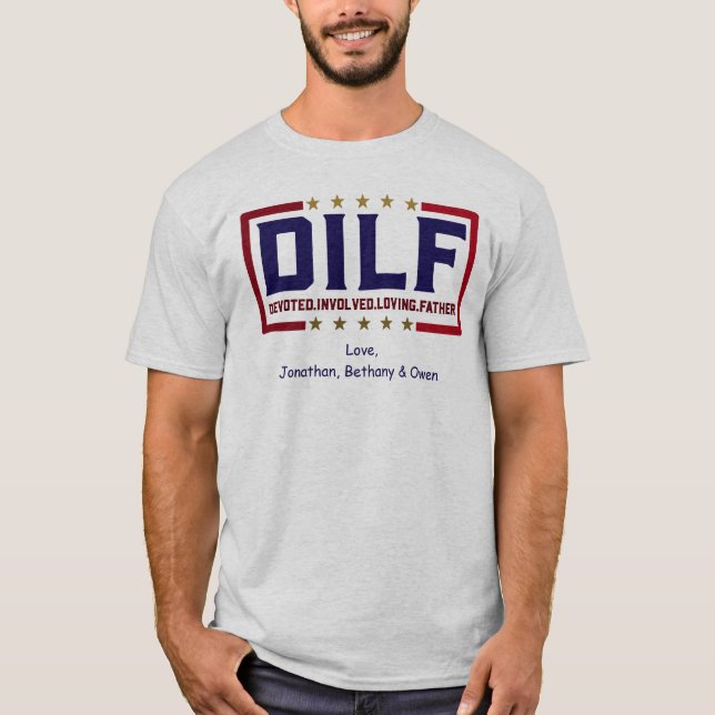 Camiseta Dia de os pais Devolvido por Estrela Dourada (Frente)
