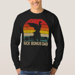Camiseta Dia de os pais do Pai do Duck Vintage Retro Duck B