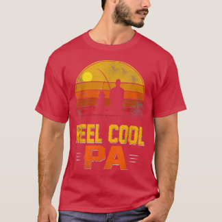 Camiseta Dia de os pais dotado Engraçado Pesca Enrola Legal