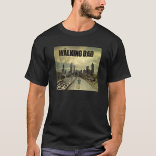 Camiseta Dia de os pais Engraçado Andando Pai Andando