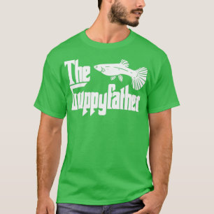 Camiseta Dia de os pais Engraçado Aquário De Peixe Guppydad