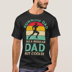 Camiseta Dia de os pais Engraçado De Pai Da Maratona Ru