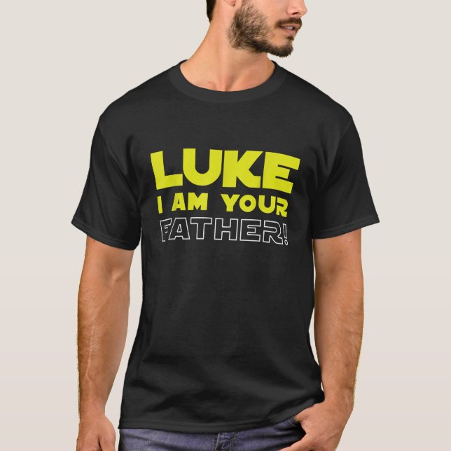 Camiseta dia de os pais engraçado excelente de Luke para o  (Frente)