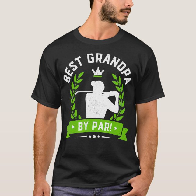 Camiseta Dia de os pais Engraçado Melhor Avô De Par Golf (Frente)