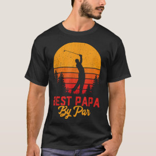 Camiseta Dia de os pais Engraçado Melhor Papá Por Par Golf