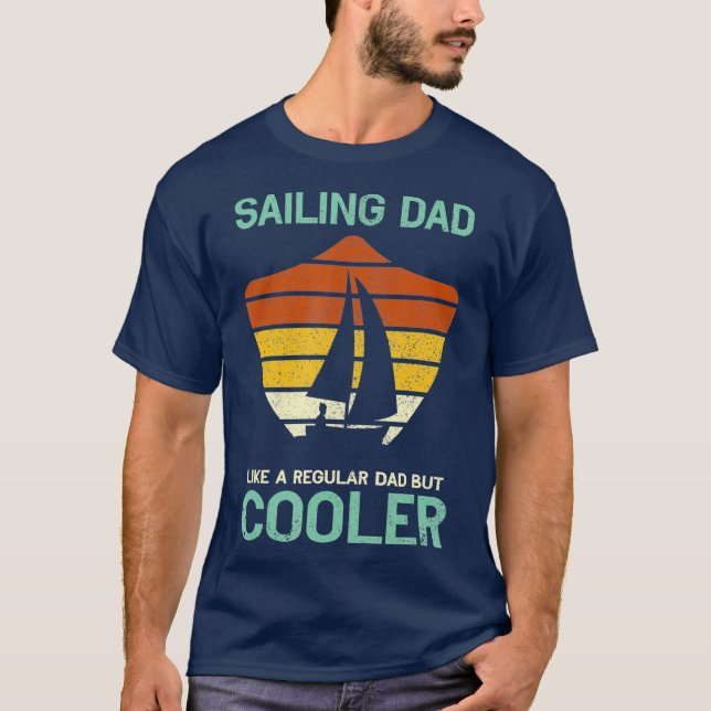 Camiseta Dia de os pais Engraçado Navegador Pai Pai (Frente)