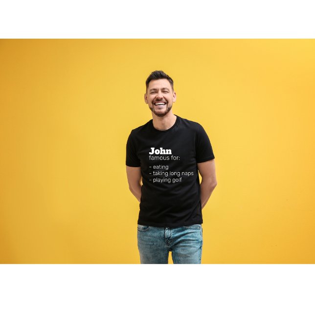 Camiseta Dia de os pais Engraçado, Novelty Gift Personaliza (Criador carregado)