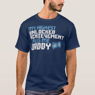 Camiseta Dia de os pais Engraçado para o Jogo de Vídeo do P