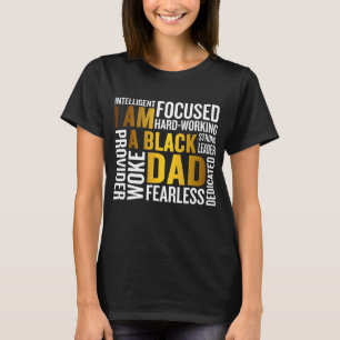 Camiseta Dia de os pais Eu Sou Negro Pai Preto Padre Negro