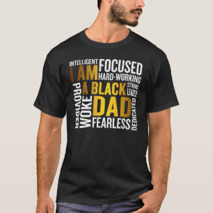 Camiseta Dia de os pais Eu Sou Negro Pai Preto Padre Negro