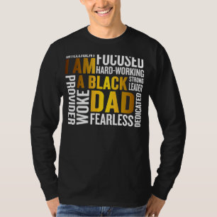 Camiseta Dia de os pais Eu Sou Negro Pai Preto Padre Negro