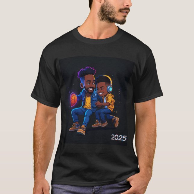 Camiseta Dia de os pais Feliz 2025 (Frente)