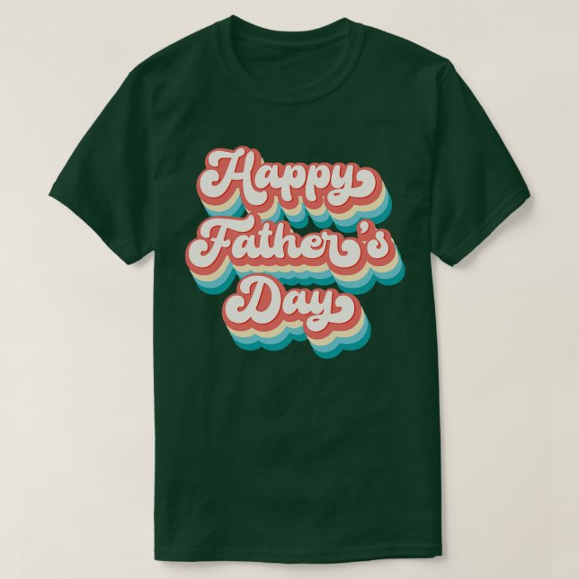Camiseta Dia de os pais feliz (5) (Frente do Design)