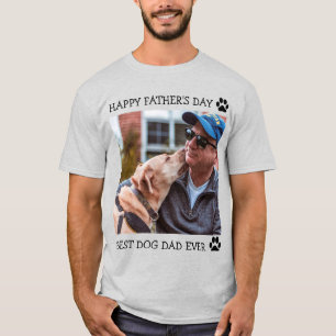 Camiseta Dia de os pais Feliz, Melhor Pai De Cachorro, Foto