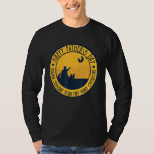 Camiseta Dia de os pais Feliz Servo Humano Seu Pequeno Furr