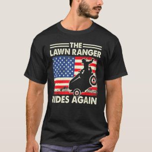 Camiseta Dia de os pais Gardening The Lawn Ranger Novamente