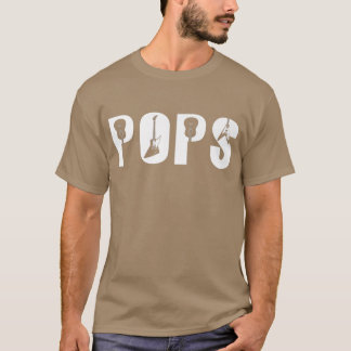 Camiseta Dia de os pais Guitar Lover Melhores Pop Nunca Gui