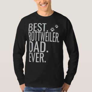 Camiseta Dia de os pais Mais Avançado Do Rottweiler Para Me
