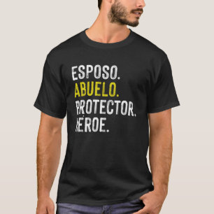 Camiseta Dia de os pais Marido Avô Protetor Herói em