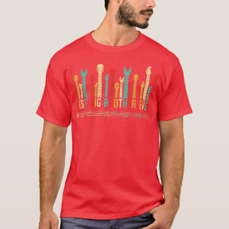 Camiseta Dia de os pais Melhor Irmão Grande Já Teve Violão