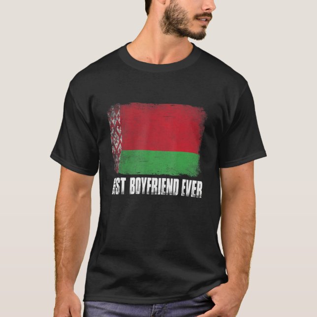 Camiseta Dia de os pais Melhor Namorado Já Enfrentado em Be (Frente)