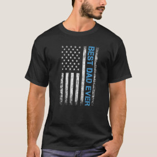 Camiseta Dia de os pais Melhor pai de todos os tempos com b