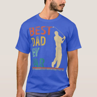 Camiseta Dia de os pais Melhor Pai Por Pai Par Golfer Gift