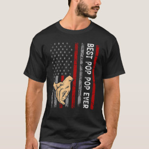 Camiseta Dia de os pais Mens Melhor Grande Do Mundo Com A A