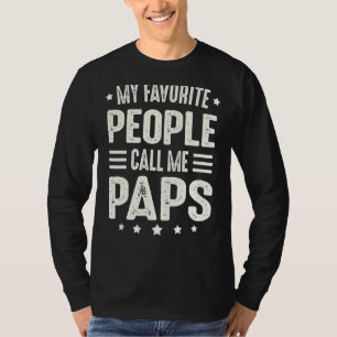 Camiseta Dia de os pais Mens Paps Para Homens Minhas Pessoa
