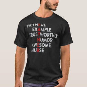 Camiseta Dia de os pais Mens Para A Enfermeira Fantástica D