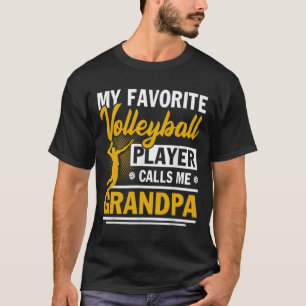 Camiseta Dia de os pais Meu Jogador De Voleibol Favorito Me