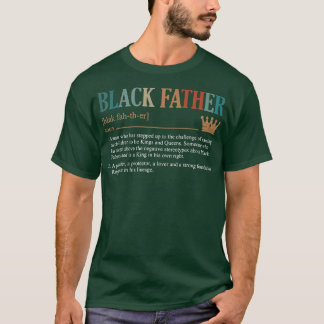 Camiseta Dia de os pais Negro Pai Novo Definição Africano