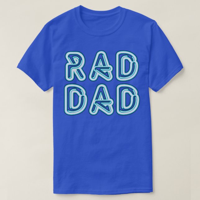 Camiseta Dia de os pais Neon Rad (Frente do Design)