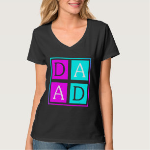 Camiseta Dia de os pais Novo papai Ele Papa Avô Dada