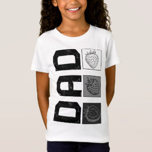 Camiseta Dia de os pais Novo papai Pai Fruta Ve