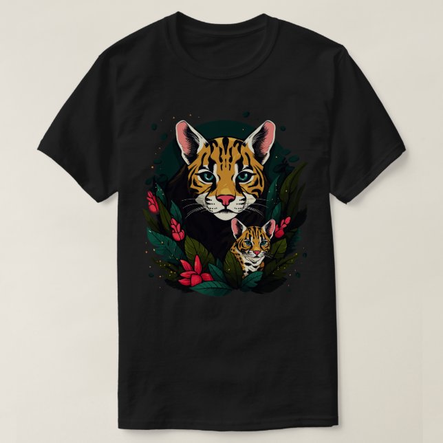 Camiseta Dia de os pais Ocelot (Frente do Design)