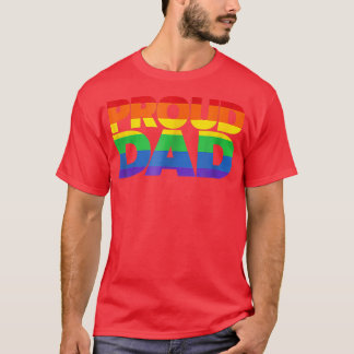 Camiseta Dia de os pais orgulho gay do Pai LGBT Orgulhoso