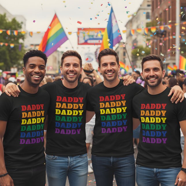 Camiseta Dia de os pais Orgulho gay Pai LGBTQ (Criador carregado)