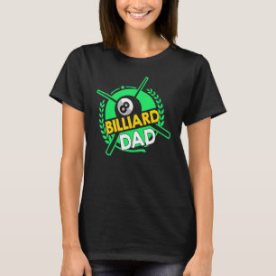 Camiseta Dia de os pais Pai Billiard
