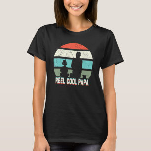 Camiseta Dia de os pais Pai Pescador Pai Azul Legal Fi