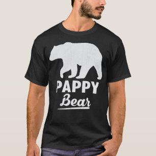 Camiseta Dia de os pais Pappy Bear Avô Gift Men
