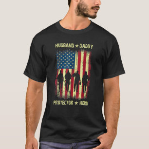 Camiseta Dia de os pais Para Herói Do Pai De Marido Pai