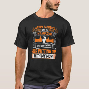 Camiseta Dia de os pais Para Os Obrigados Incríveis Do Pai